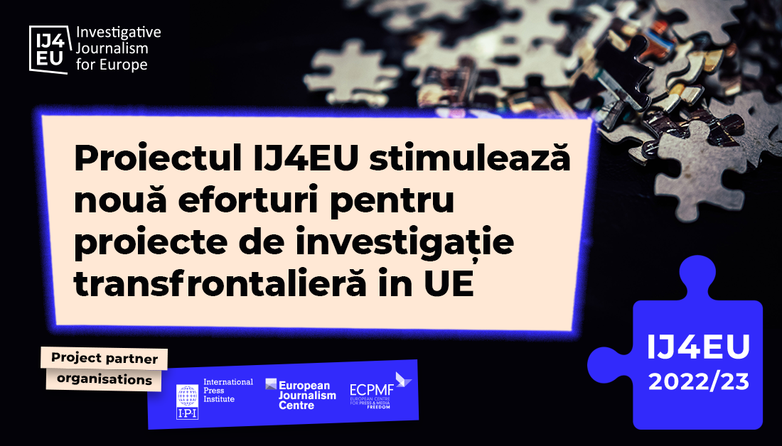 Proiectul IJ EU stimulează nouă eforturi pentru proiecte de investigație transfrontalieră in UE